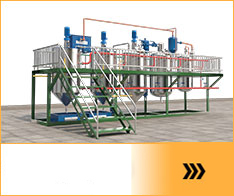 Cooking oil refining machine